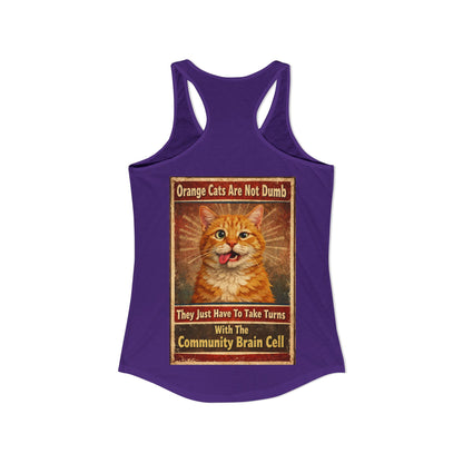 Community Brain Cell Women's Racerback Tank