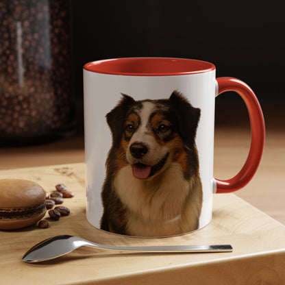 Aussie Head 2-Tone Coffee Mug
