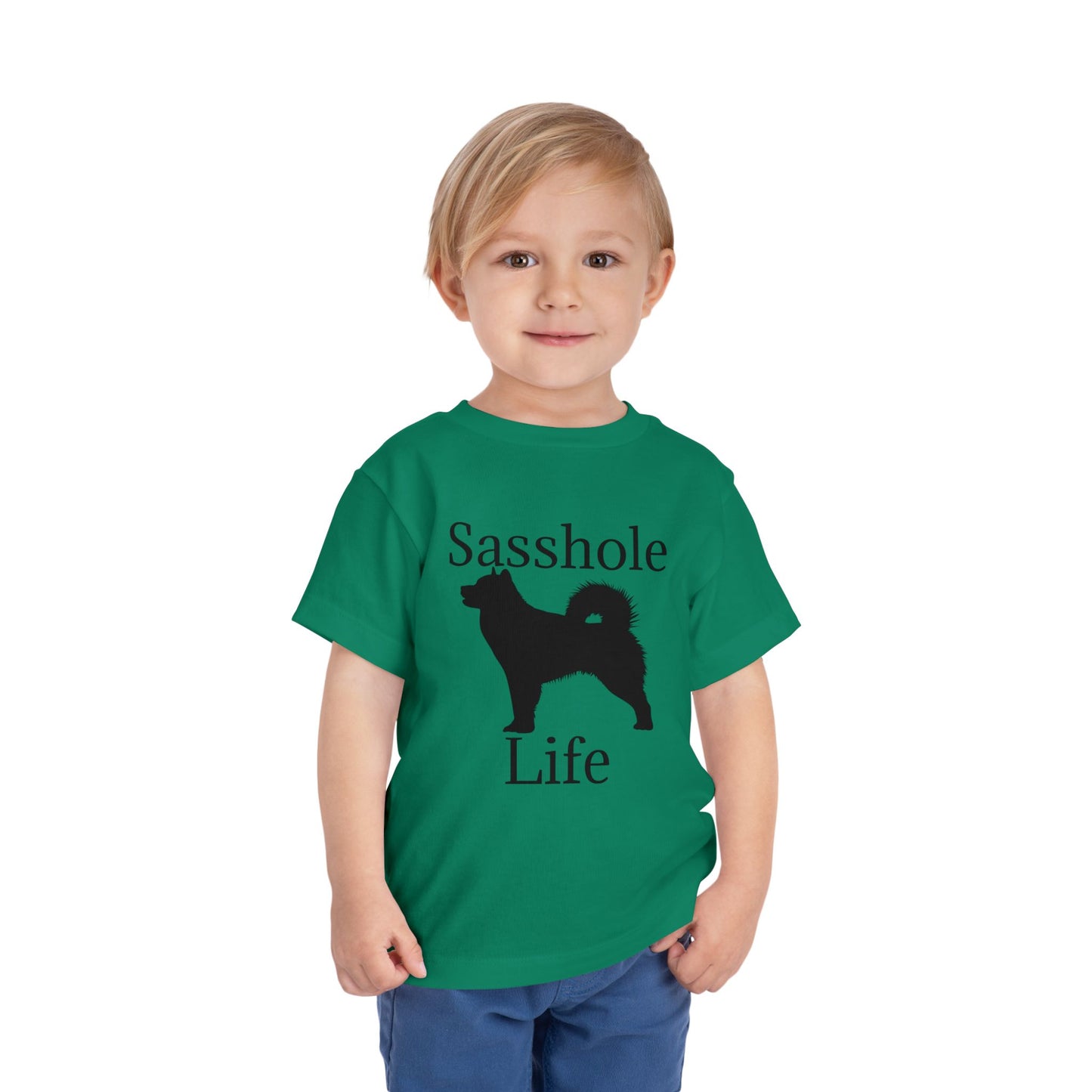 Sasshole Life Toddler Unisex Short Sleeve Crewneck Tee