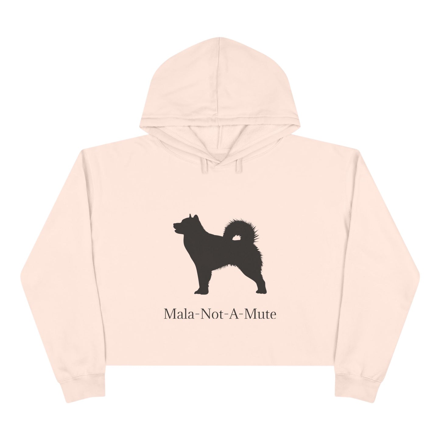 Mala-Not-A-Mute Women's Crop Hoodie