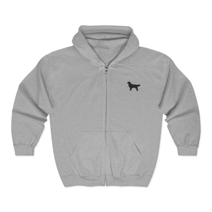 Golden Silhouette Unisex Full Zip Hoodie