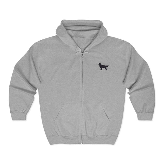 Golden Silhouette Unisex Full Zip Hoodie