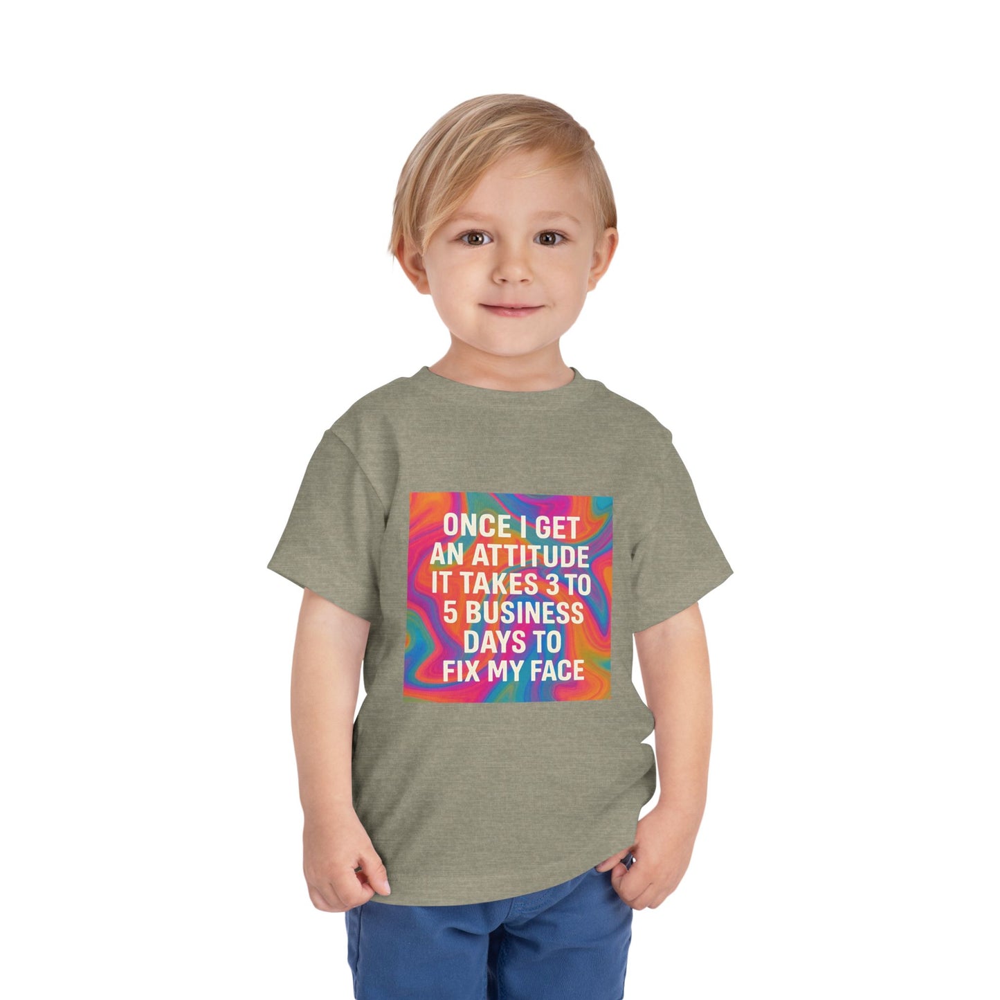 Fix My Face Toddler Unisex Short Sleeve Crewneck Tee