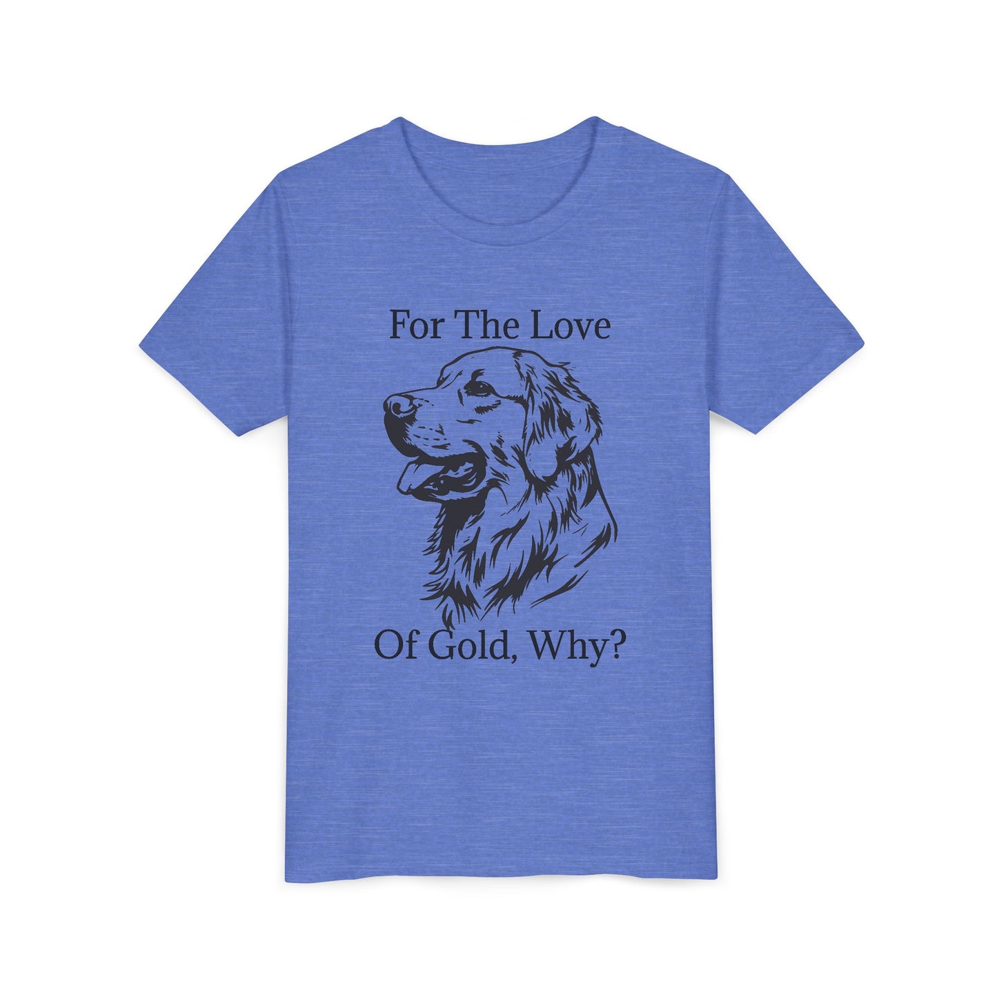 For The Love Of Gold Youth Unisex Short Sleeve Crewneck Tee