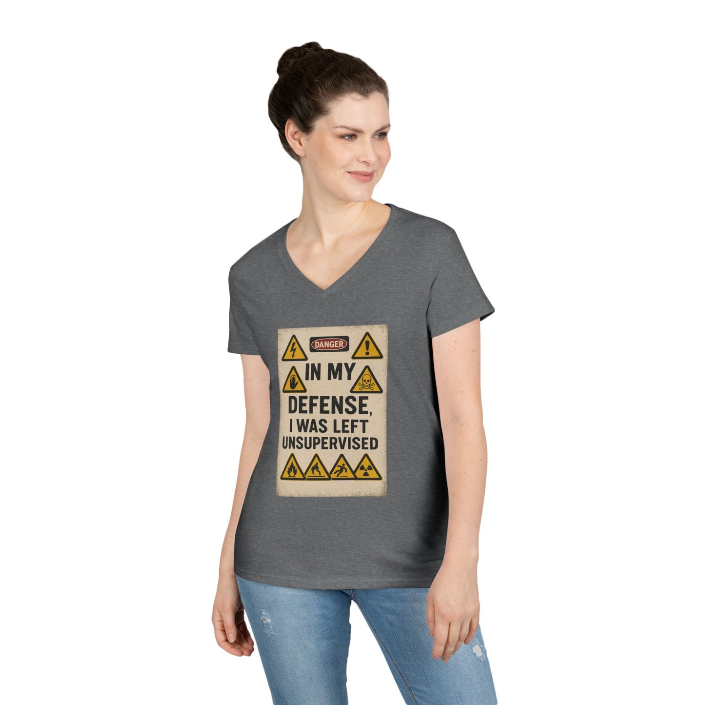 Unsupervised Women's V-Neck T-Shirt