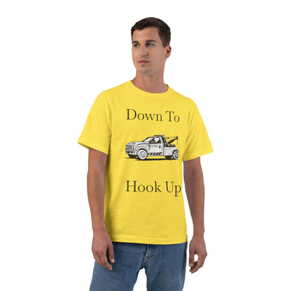 Down To Hook Up Men's Short-Sleeve Crewneck Tee