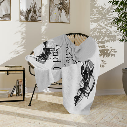 Beds, Straps, And Chains Velveteen Microfiber Blanket
