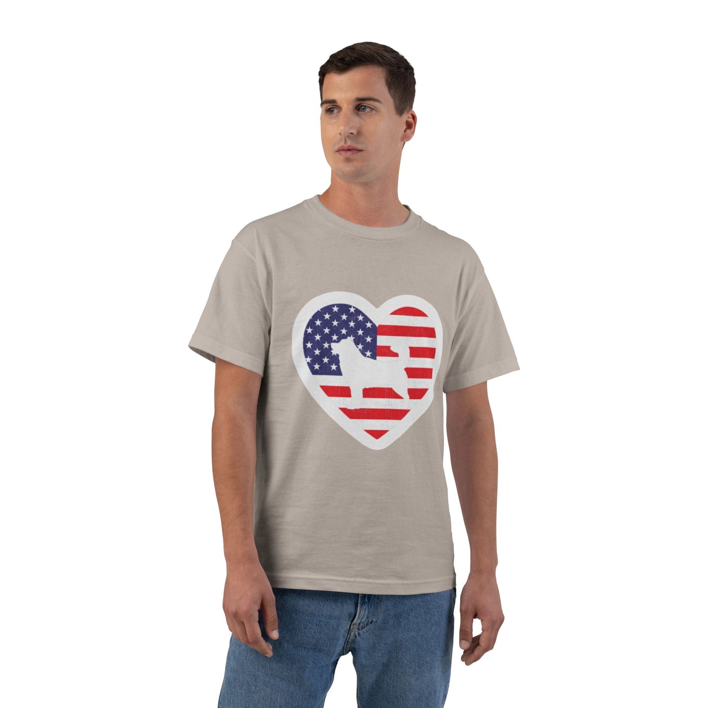 Malamute Flag Men's Short-Sleeve Crewneck Tee