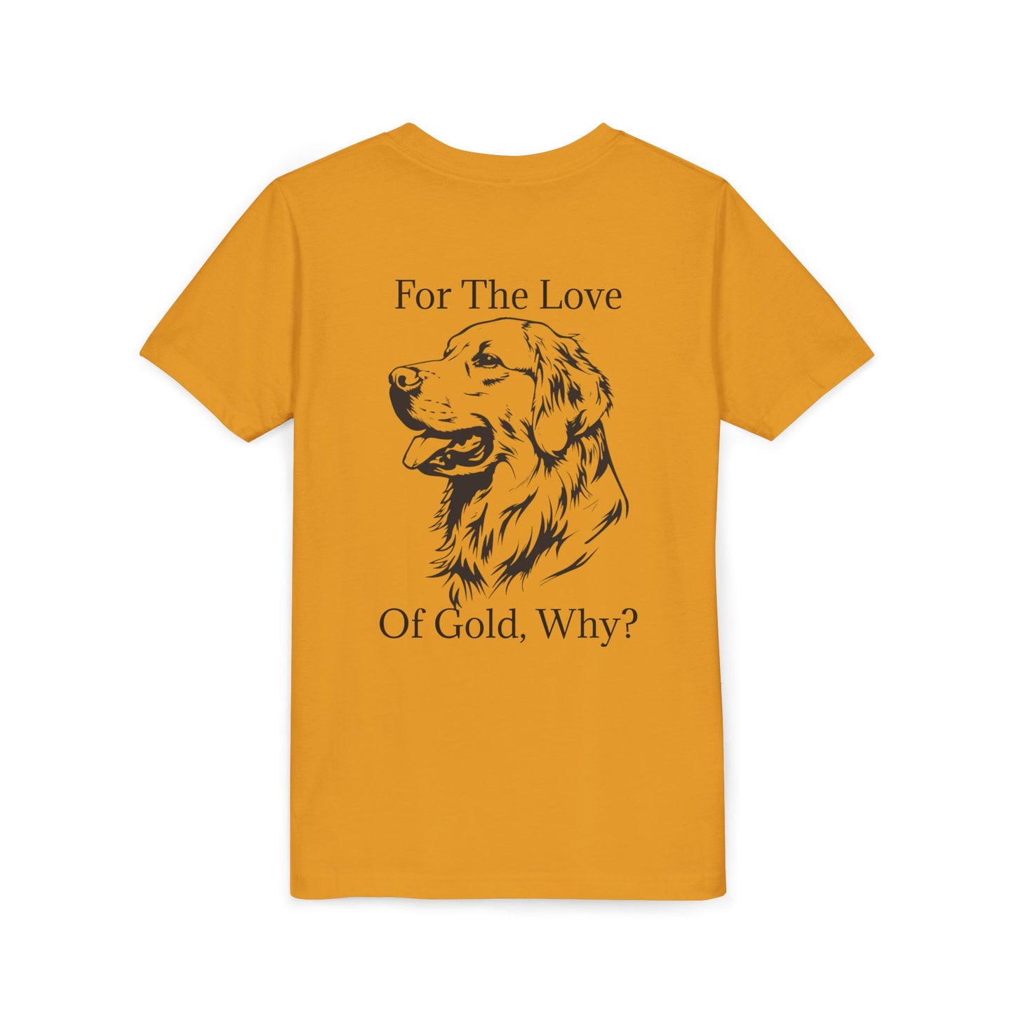 For The Love Of Gold Youth Unisex Short Sleeve Crewneck Tee