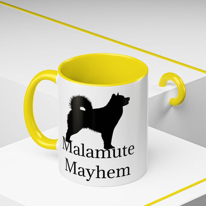 Malamute Mayhem 2-Tone Coffee Mug
