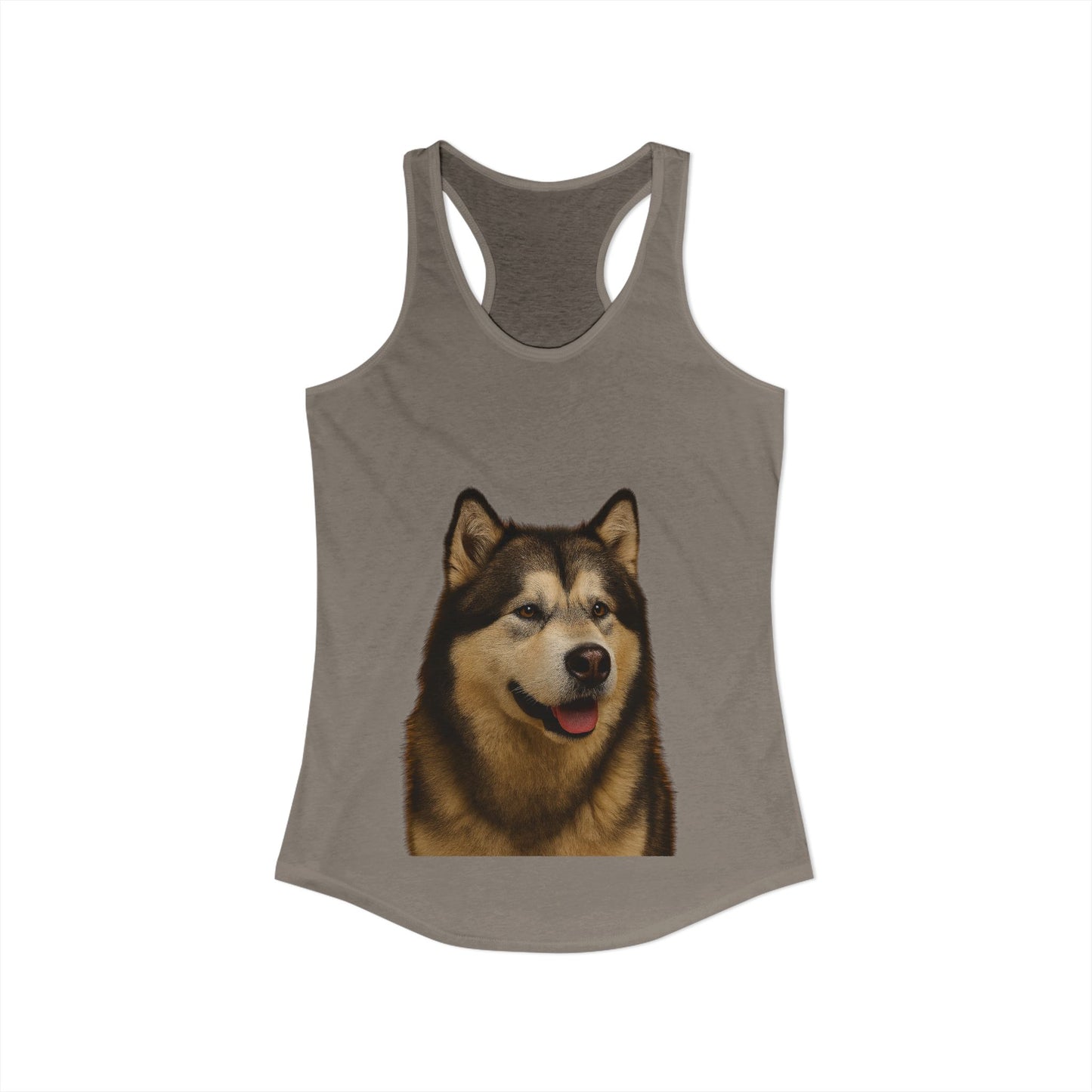 Malamute Head Women's Racerback Tank