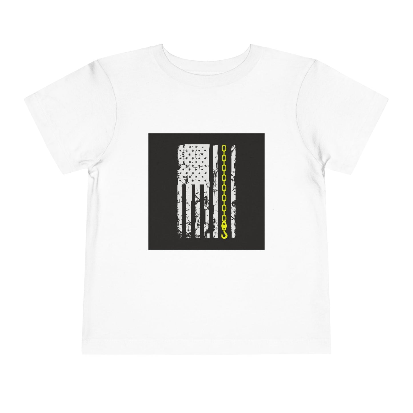 Thin Yellow Line Toddler Unisex Short Sleeve Crewneck Tee
