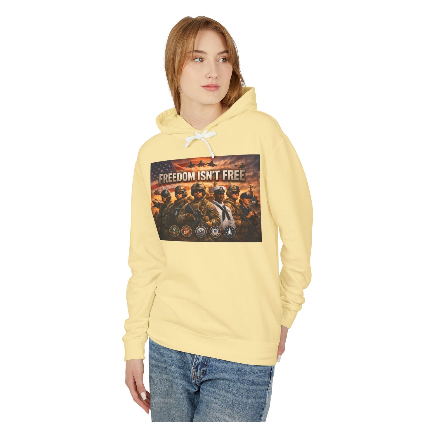 Freedom Isn't Free Unisex Lightweight Hoodie