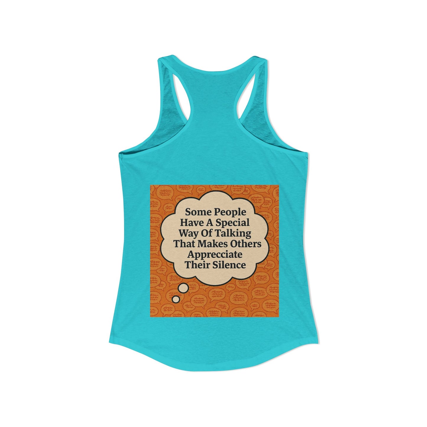 Special Way Of Talking Women's Racerback Tank