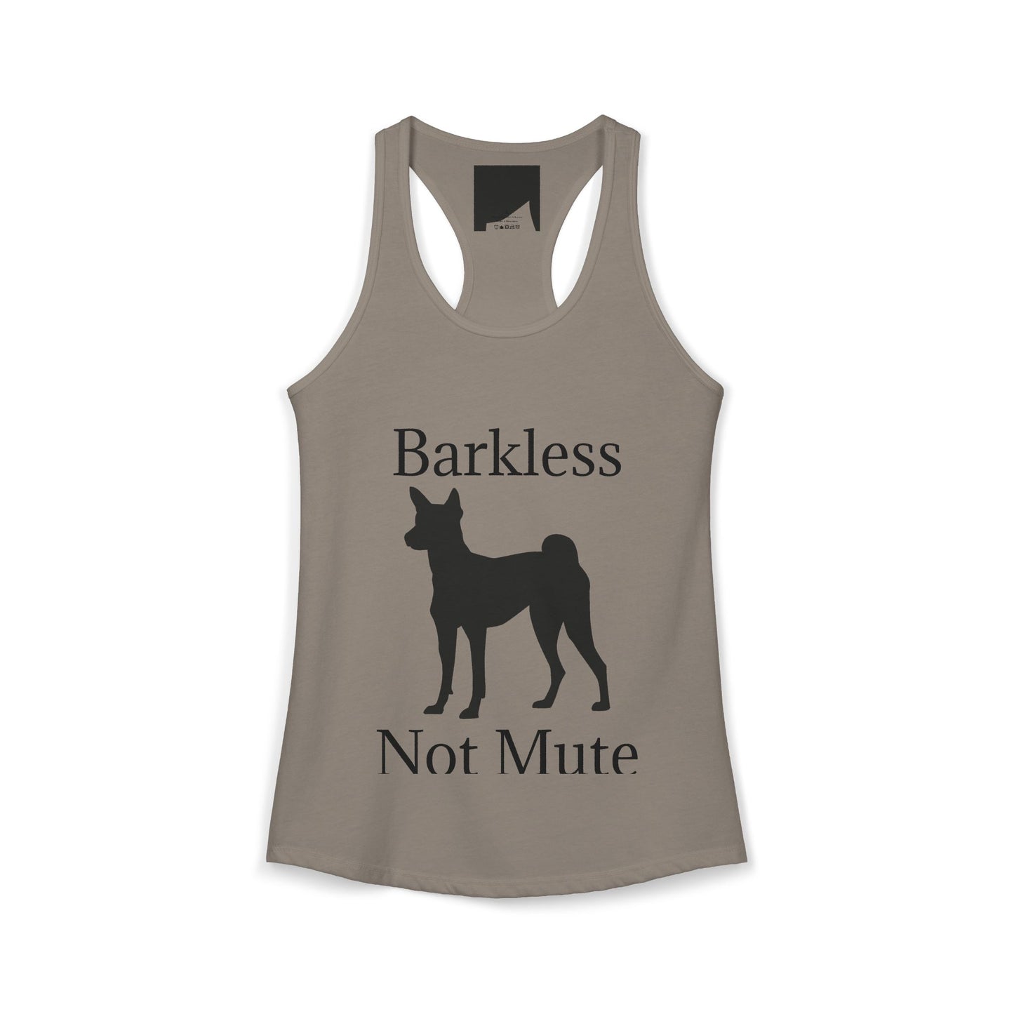 Barkless Not Mute Women's Racerback Tank