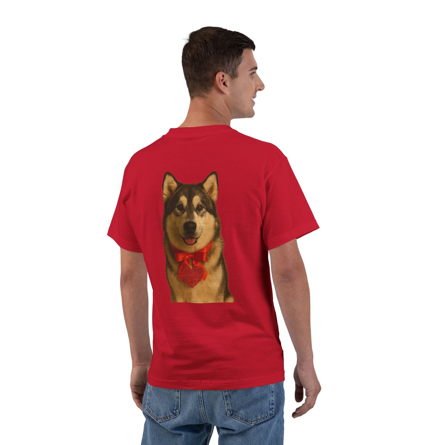 Cupid's Companion Malamute Men's Short-Sleeve Crewneck Tee