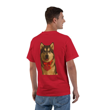 Cupid's Companion Malamute Men's Short-Sleeve Crewneck Tee