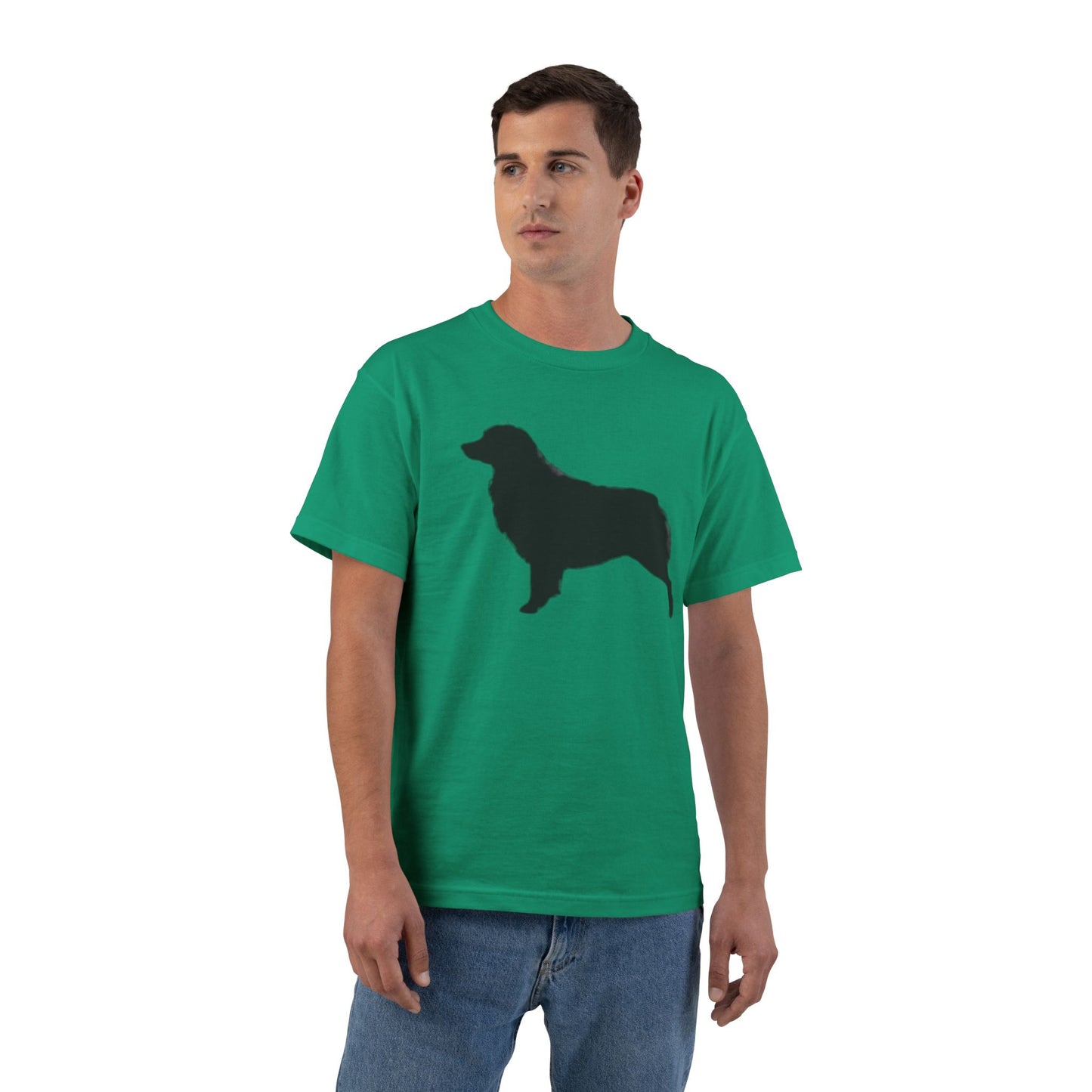 Aussie Silhouette Men's Short-Sleeve Crewneck Tee