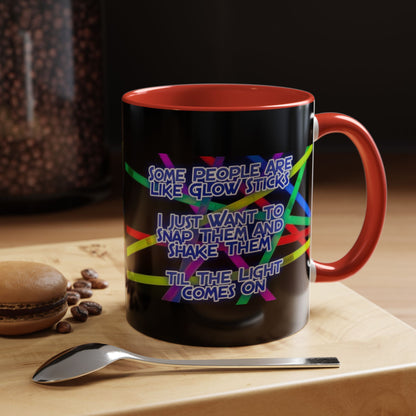 Glow Sticks 2-Tone Coffee Mug