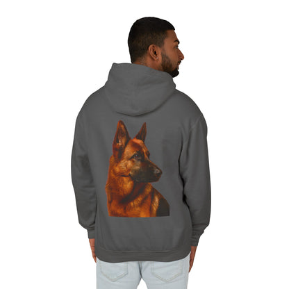 German Shepherd Head Unisex Lightweight Hoodie