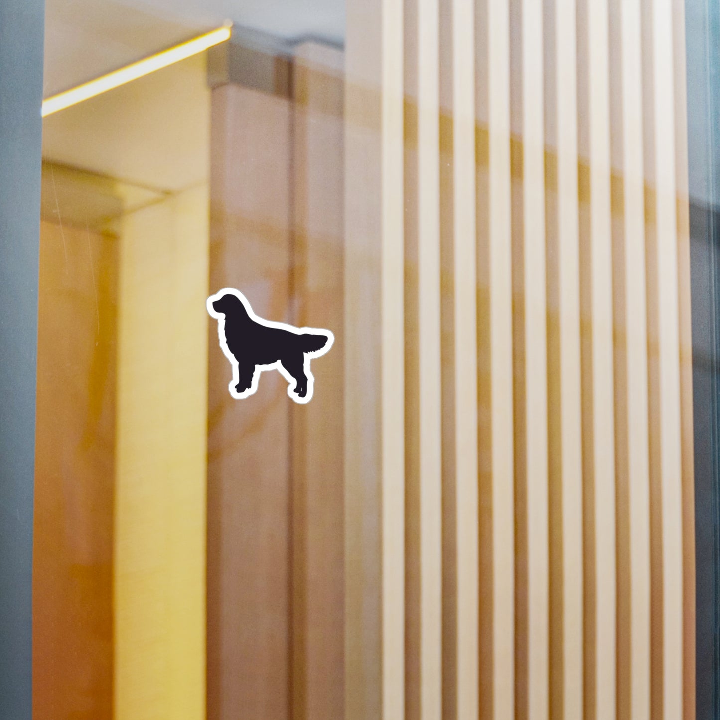Golden Silhouette Vinyl Decal