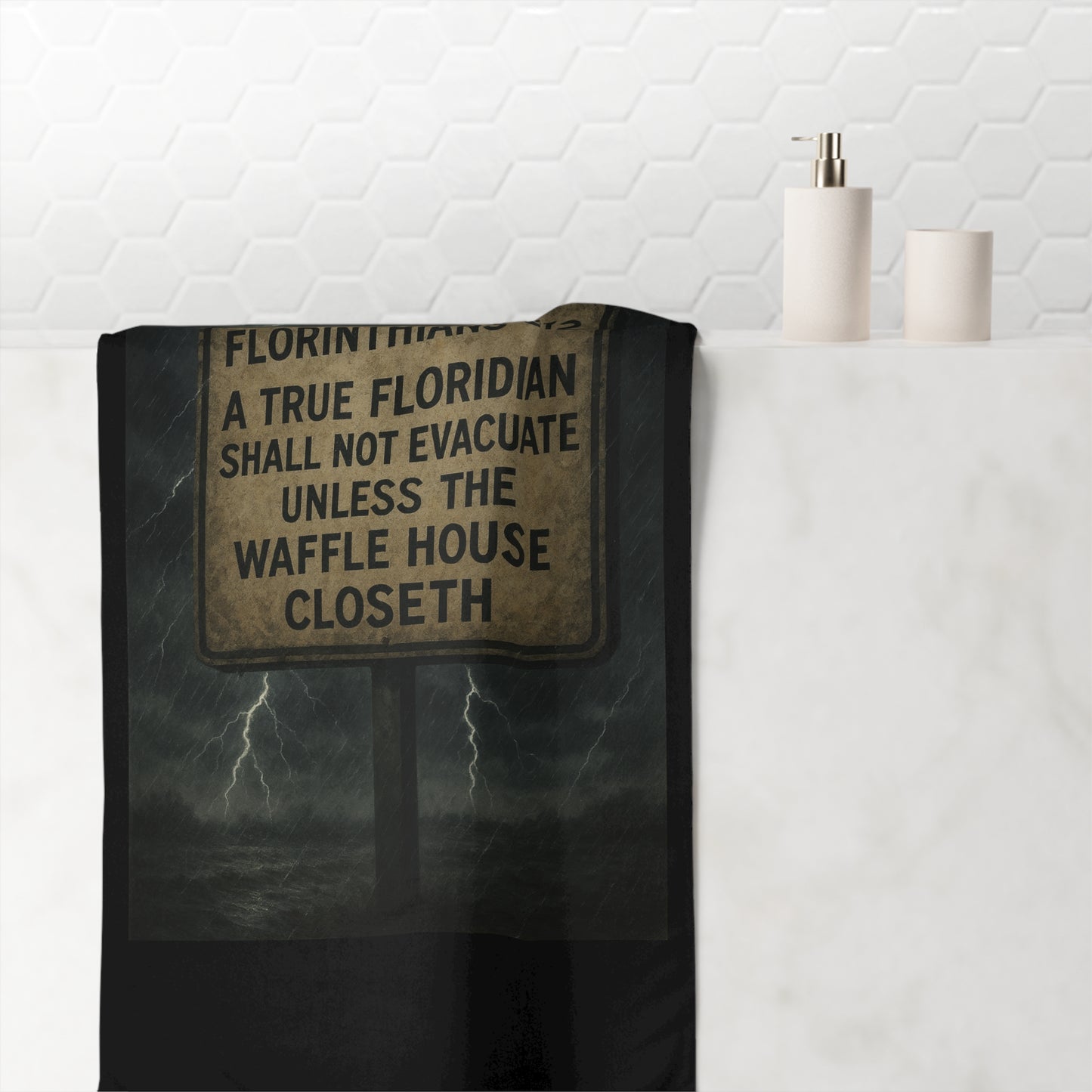 Florinthians 6:12 Mink-Cotton  Beach Towel