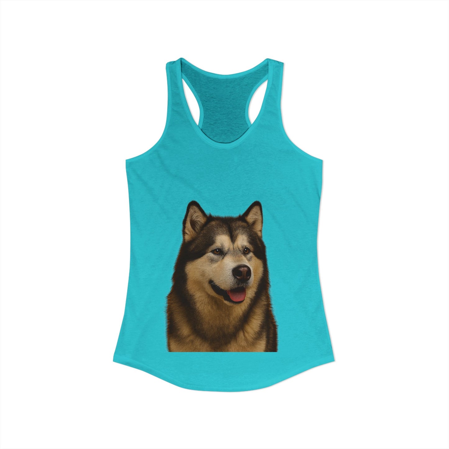 Malamute Head Women's Racerback Tank