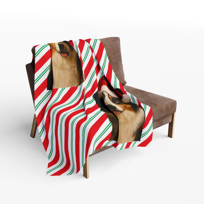 Santa Paws Aussie Arctic Fleece Blanket