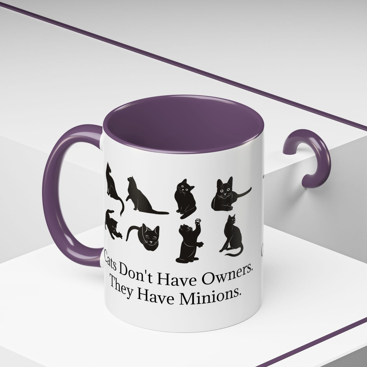 Cat Minions 2-Tone Coffee Mug