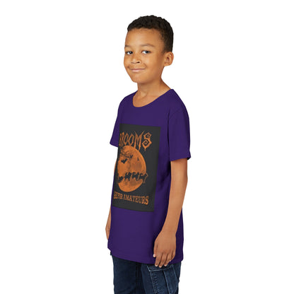 Brooms Are For Amateurs Youth Unisex Short Sleeve Crewneck Tee
