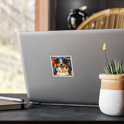 Birthday Buddy Aussie Vinyl Decal
