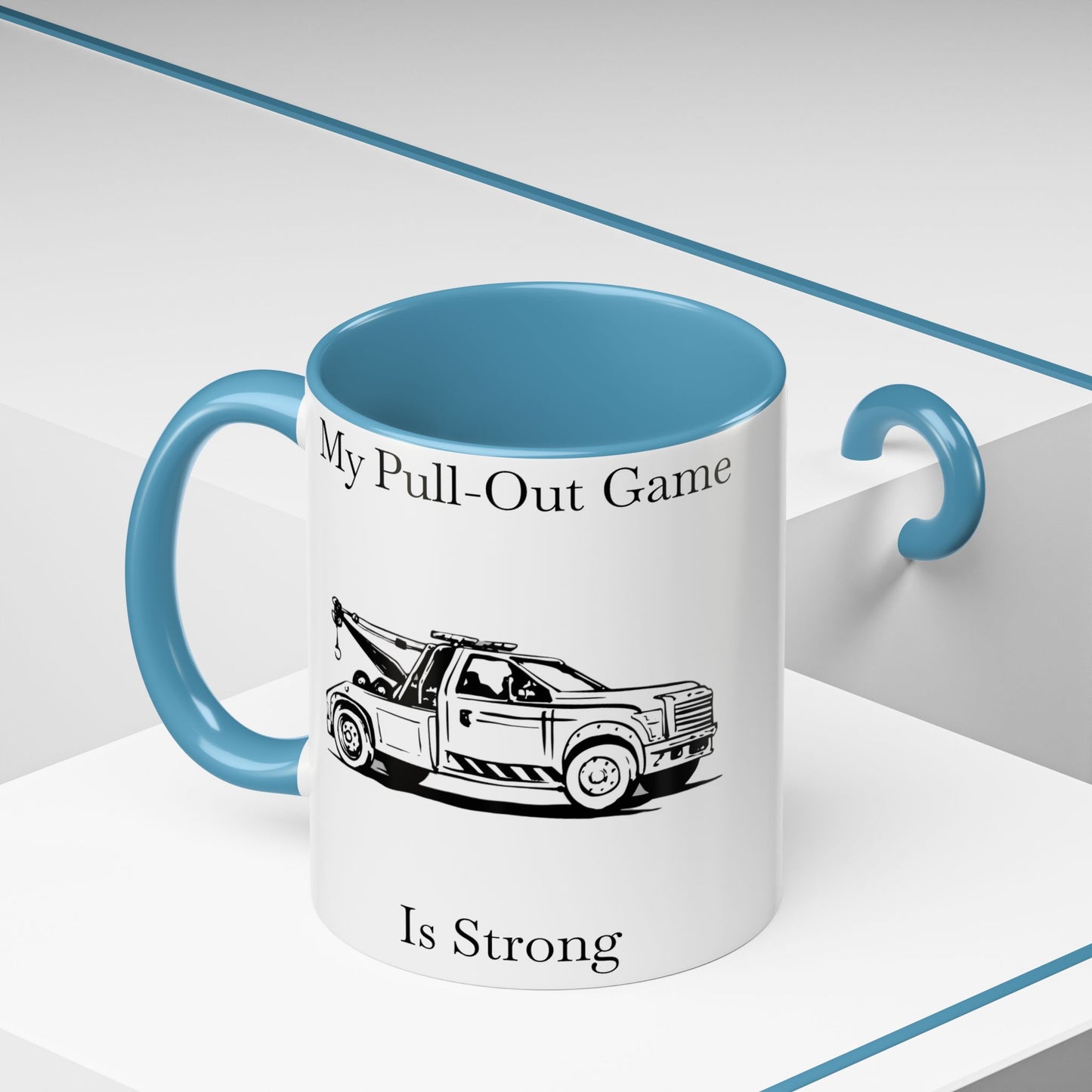 Pull Out Wheel Lift Tow Truck 2-Tone Coffee Mug