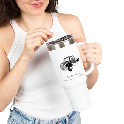 Beds, Straps, And Chains Insulated Travel Mug