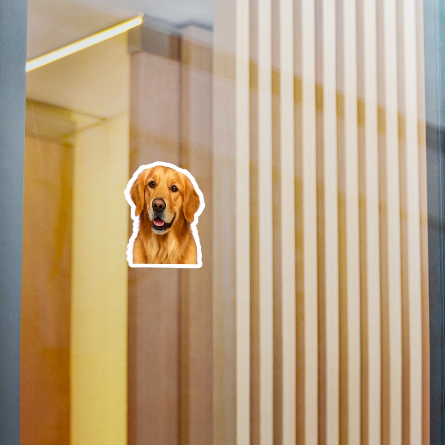 Golden Head Vinyl Decal