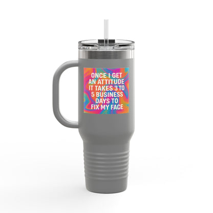 Fix My Face Insulated Travel Mug