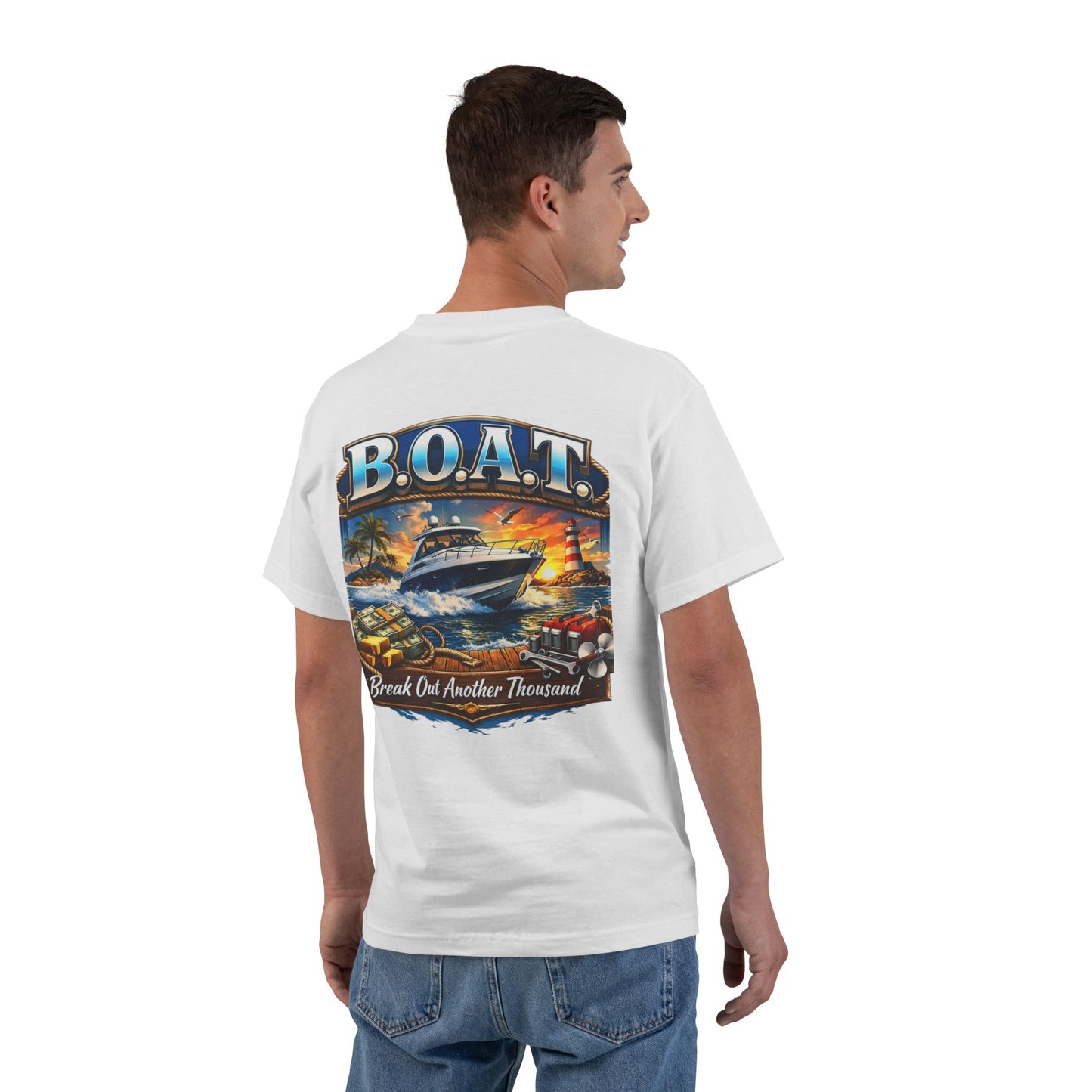 B.O.A.T. Men's Short-Sleeve Crewneck Tee
