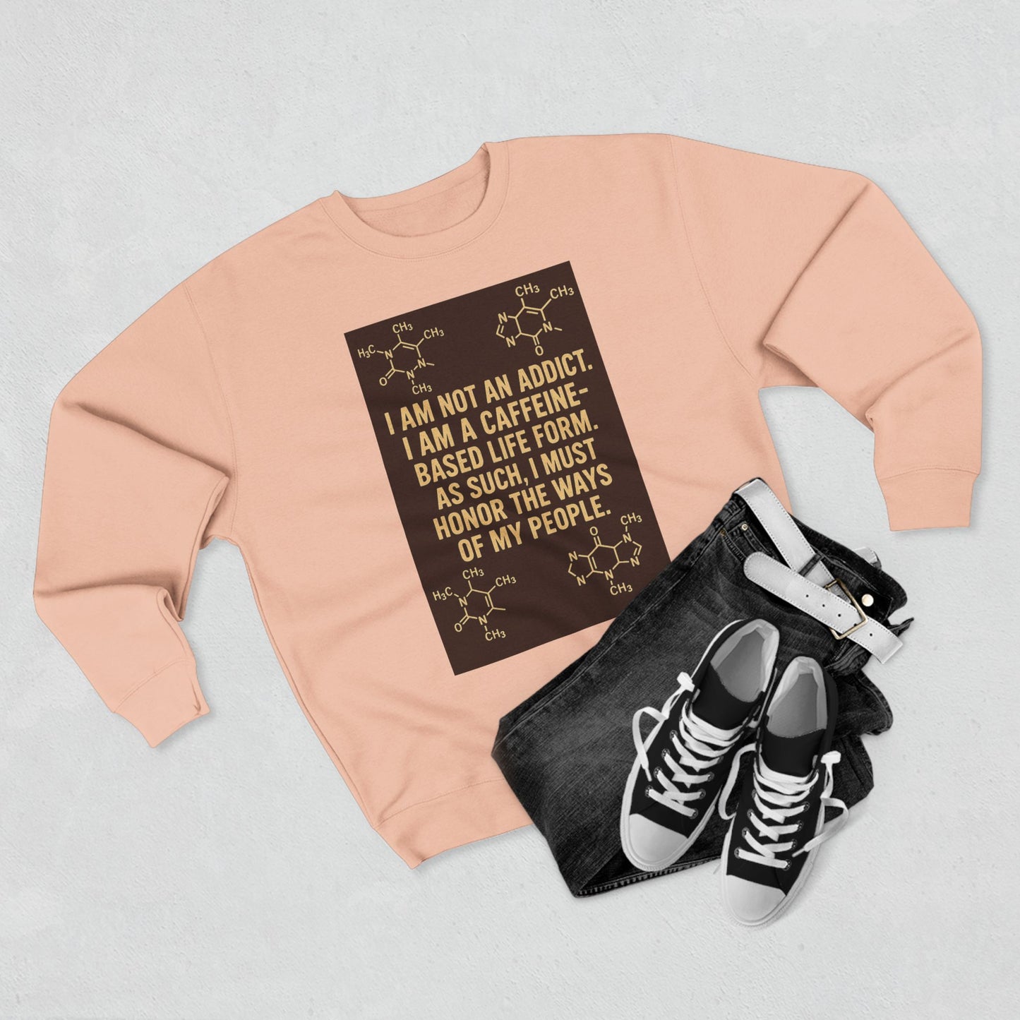 Not An Addict Unisex Crewneck Sweatshirt