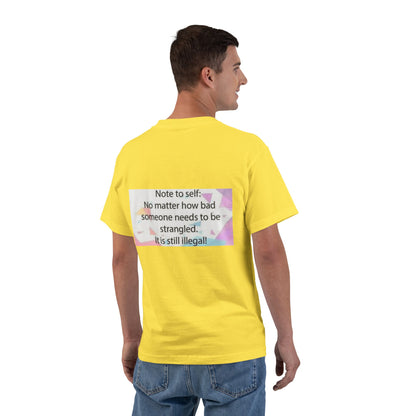 Note To Self Men's Short-Sleeve Crewneck Tee