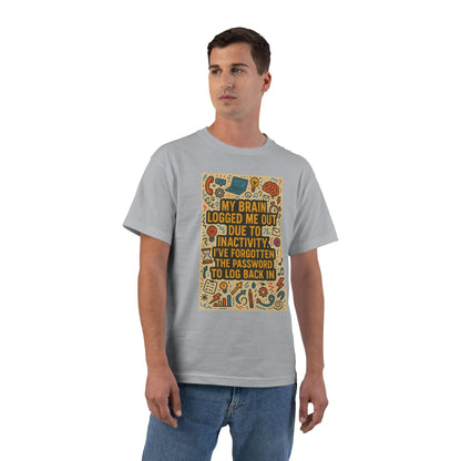 Logged Out Men's Short-Sleeve Crewneck Tee