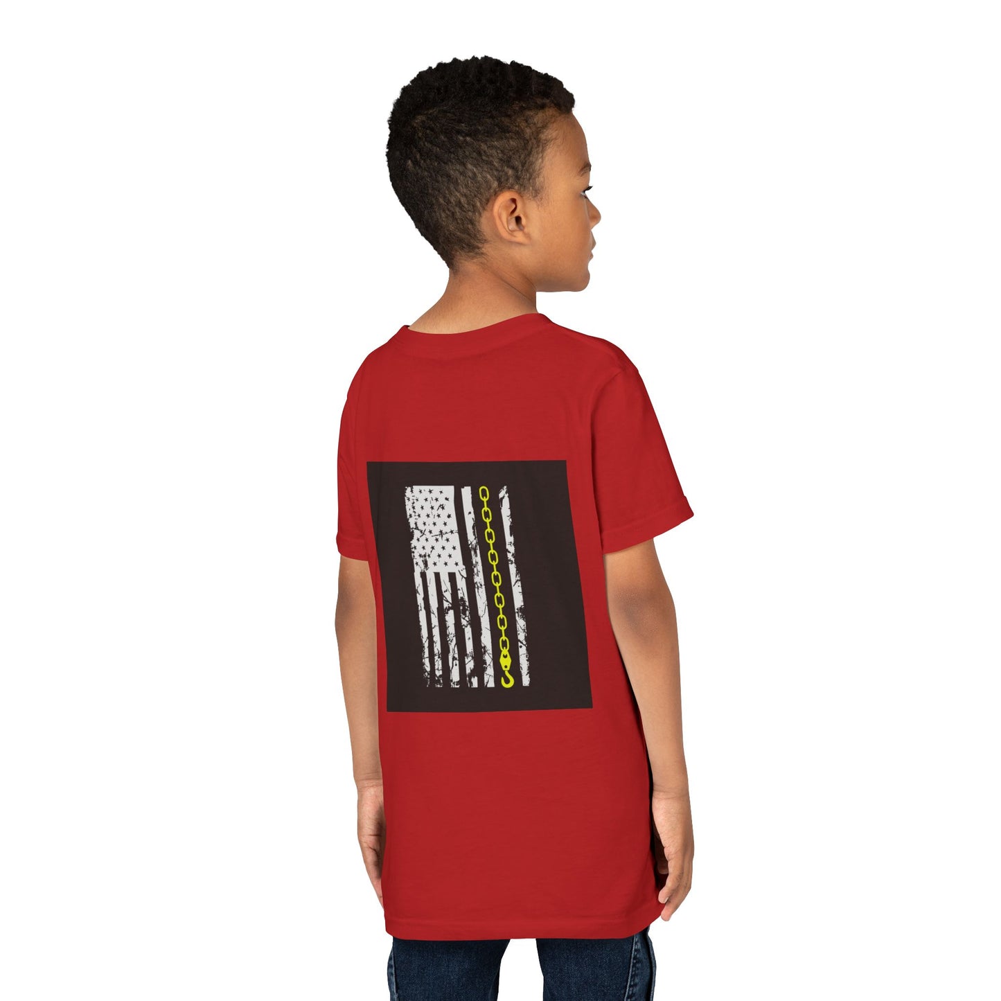 Thin Yellow Line Youth Unisex Short Sleeve Crewneck Tee