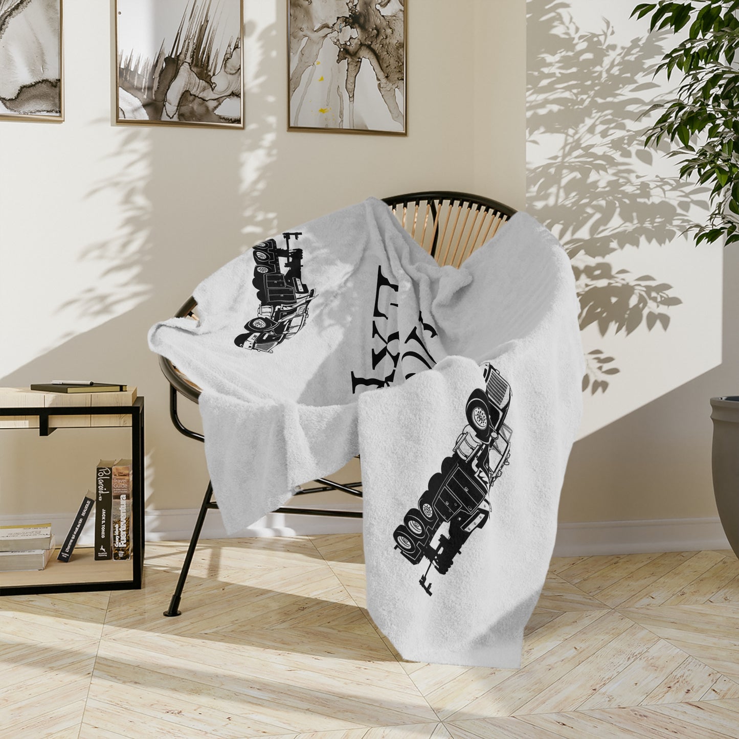 H**ker Express Heavy Tow Truck Velveteen Microfiber Blanket