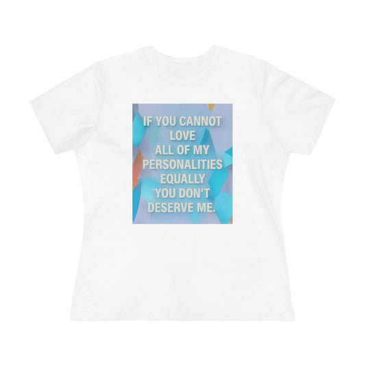 All Of My Personalities Women's Short Sleeve Crewneck Tee