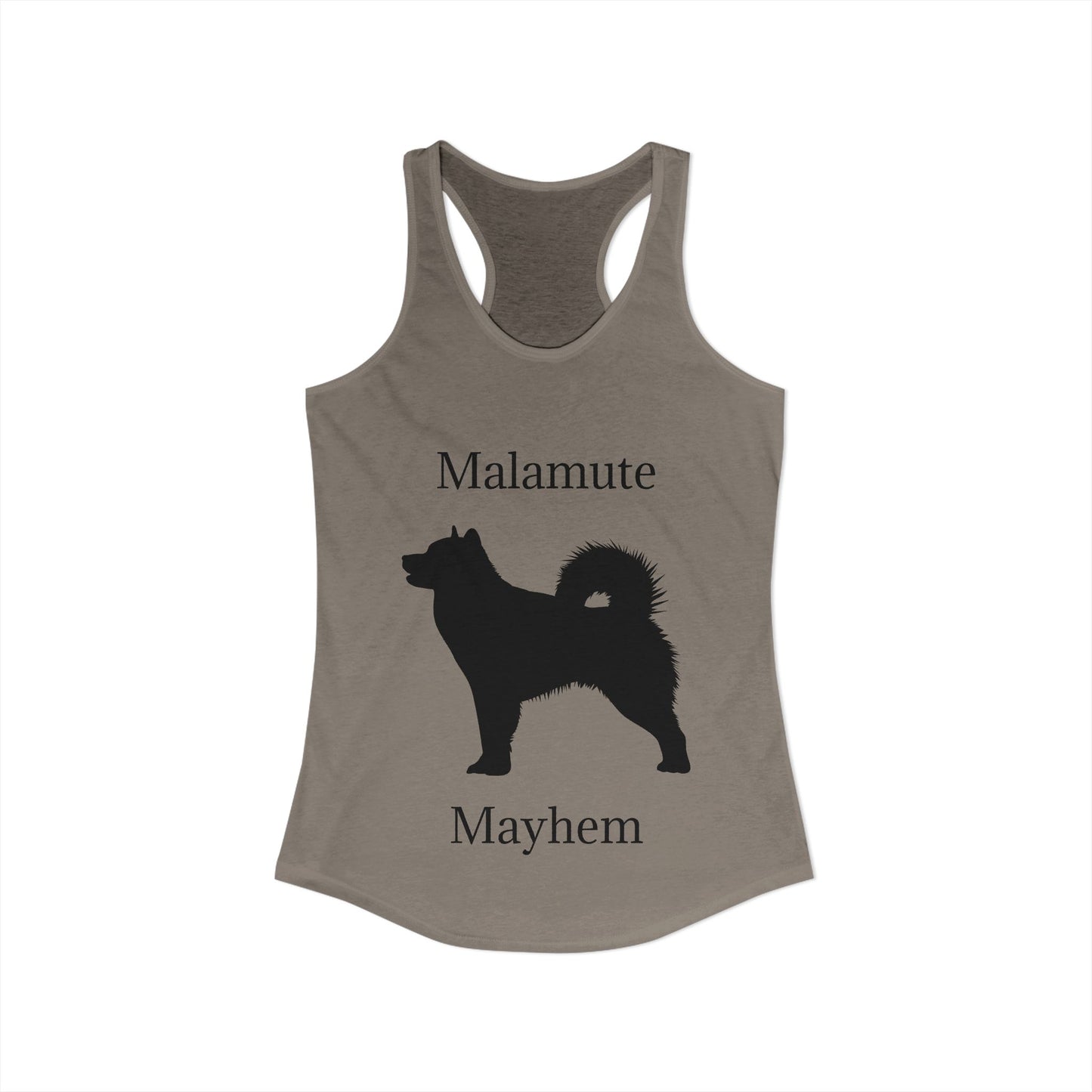 Malamute Mayhem Women's Racerback Tank
