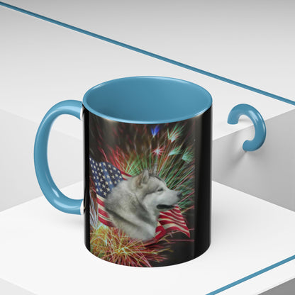 American Malamute 2-Tone Coffee Mug