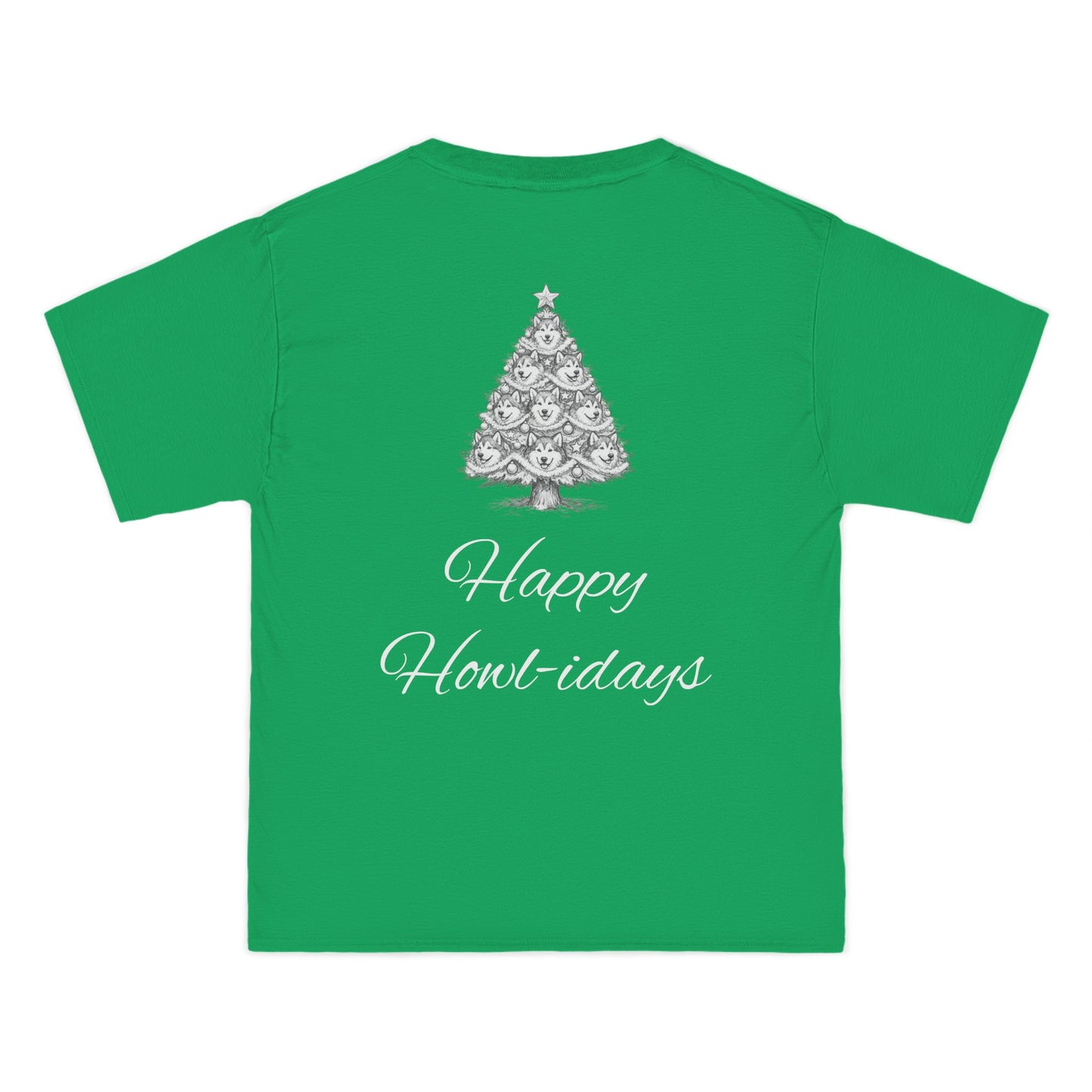 Happy Howl-idays Men's Short-Sleeve Crewneck Tee