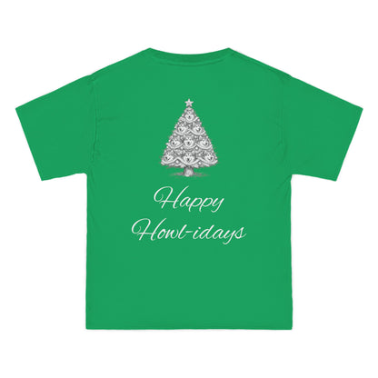 Happy Howl-idays Men's Short-Sleeve Crewneck Tee
