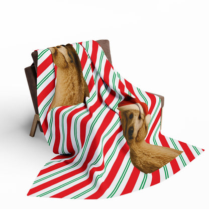 Santa Paws Poodle Arctic Fleece Blanket