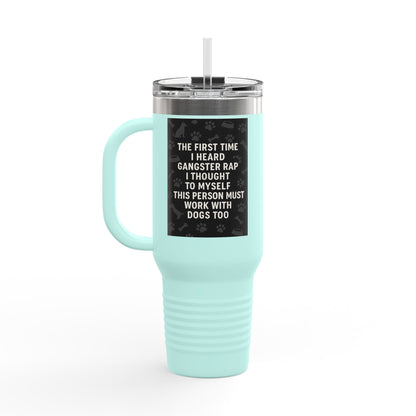 Gangster Rap Insulated Travel Mug
