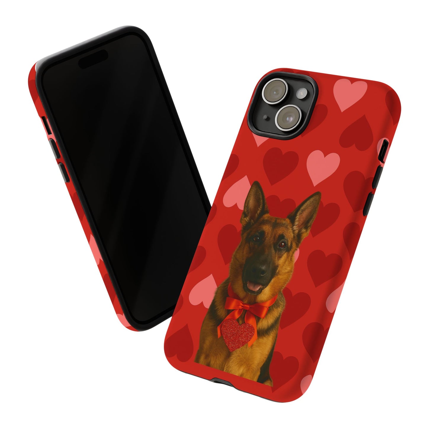 Cupid's Companion German Shepherd iPhone Case