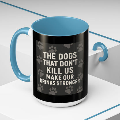 Drinks Stronger 2-Tone Coffee Mug